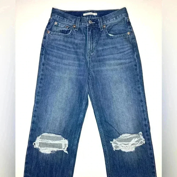Levis Women’s Low Pro Straight Jeans Size- 25 - Picture 2 of 11